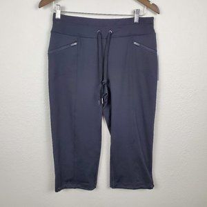 NWT Hyba Grey Capri Athletic Pants Size Small